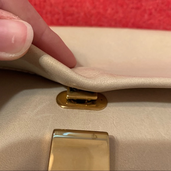 Furla Vintage Beige Leather Handag - Picture 4 of 10